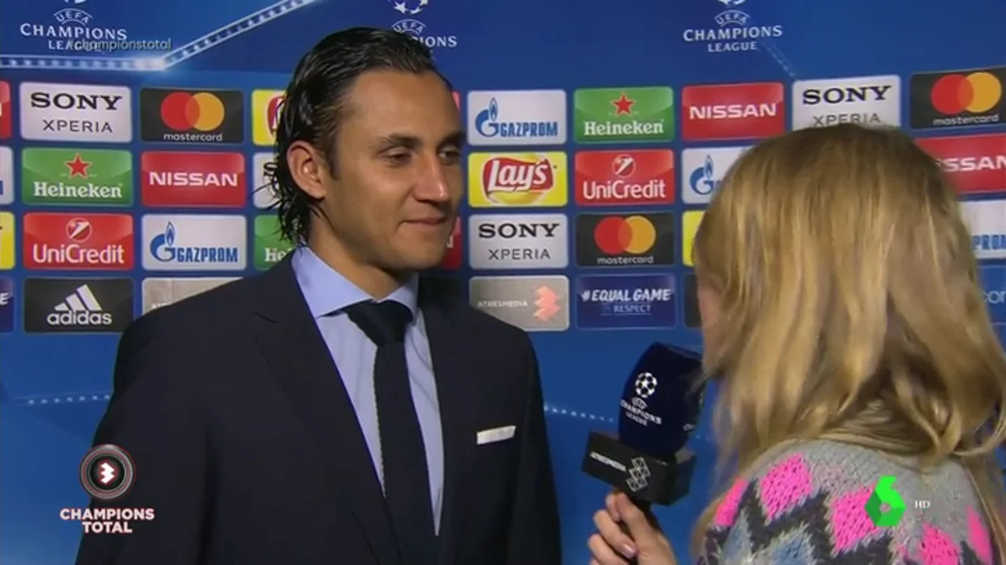 Keylor Navas: "¿La chilena de Cristiano? Un gol digno de aplaudir" Keylor Navas: "¿La chilena de Cristiano? Un gol digno de aplaudir"