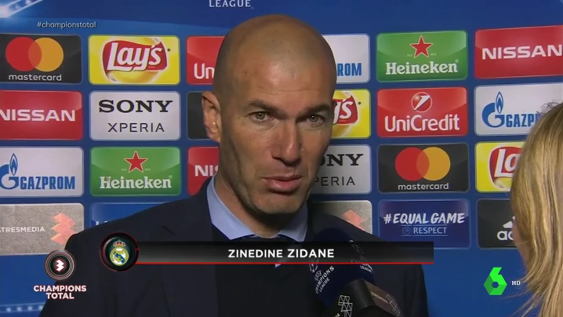 Zidane: "La chilena... es lo que tiene Cristiano"