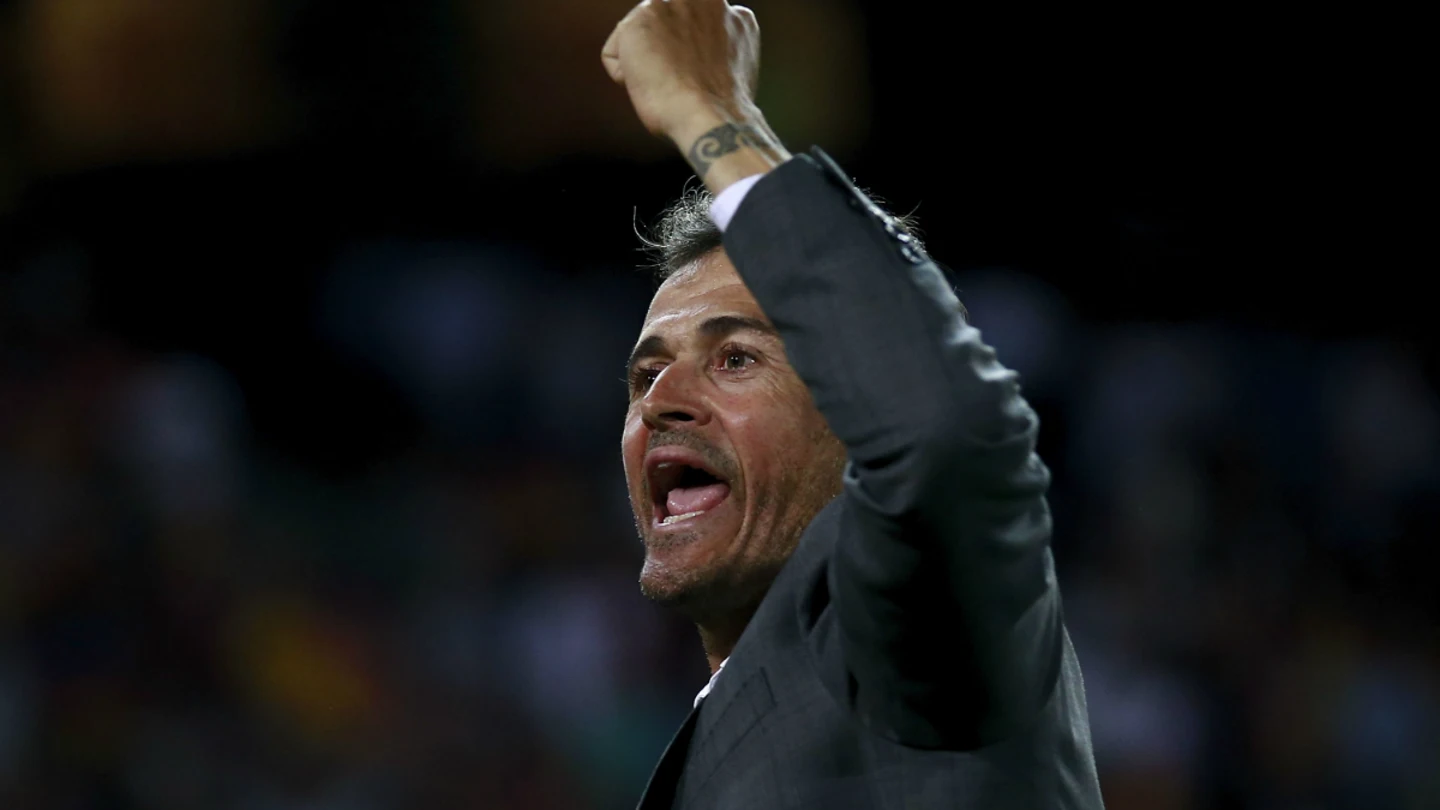 Luis Enrique, en su etapa en el Barcelona Luis Enrique, en su etapa en el Barcelona