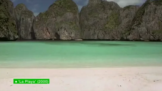 Cierran la playa de la película de Di Caprio por exceso de turistas Cierran la playa de la película de Di Caprio por exceso de turistas