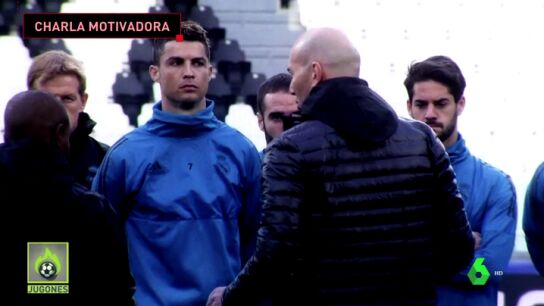 LA CHARLA DE ZIDANE A SUS JUGADORES