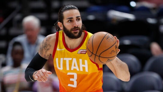 Ricky Rubio, durante el partido ante los Lakers
