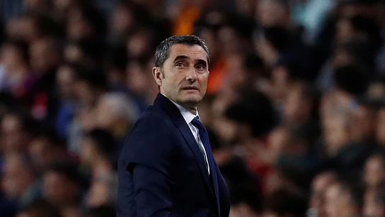 Valverde, en el partido contra la Roma Valverde, en el partido contra la Roma