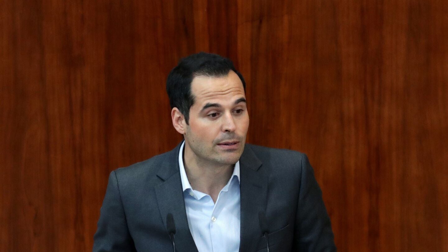 Ignacio Aguado, en la Asamblea de Madrid
