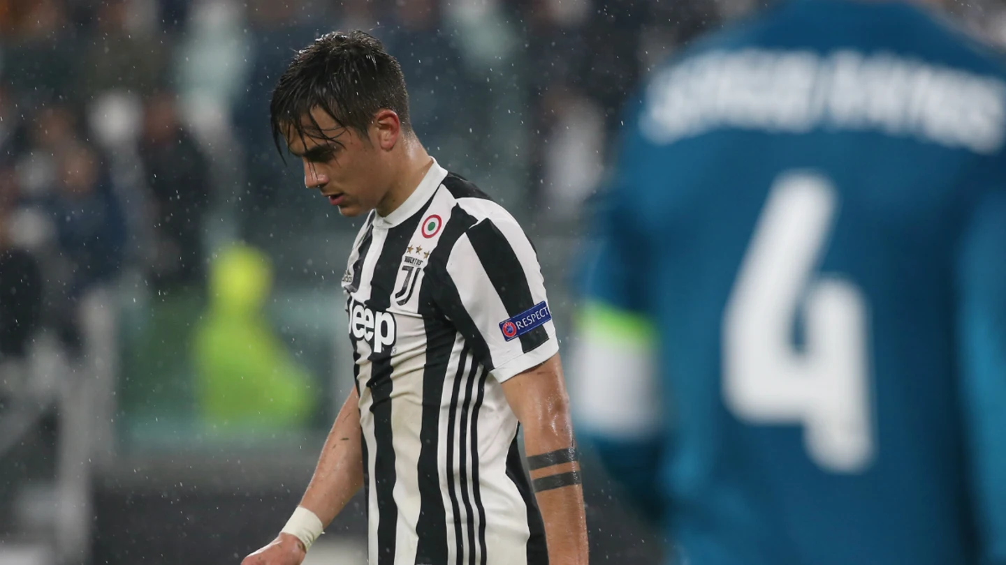 Dybala, cabizbajo Dybala, cabizbajo