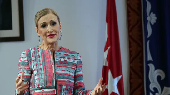 Rueda de prensa Cristina Cifuentes Rueda de prensa Cristina Cifuentes