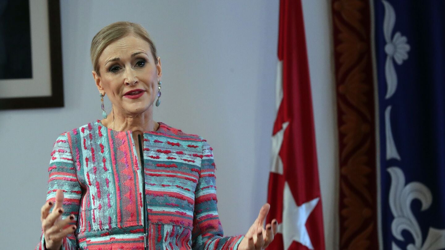 Rueda de prensa Cristina Cifuentes