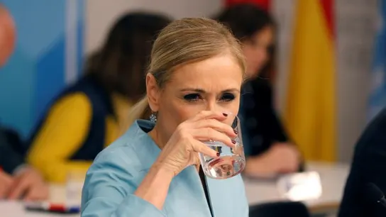 La presidenta de la Comunidad de Madrid, Cristina Cifuentes, durante la reunión del Comité Ejecutivo del PP de Madrid La presidenta de la Comunidad de Madrid, Cristina Cifuentes, durante la reunión del Comité Ejecutivo del PP de Madrid