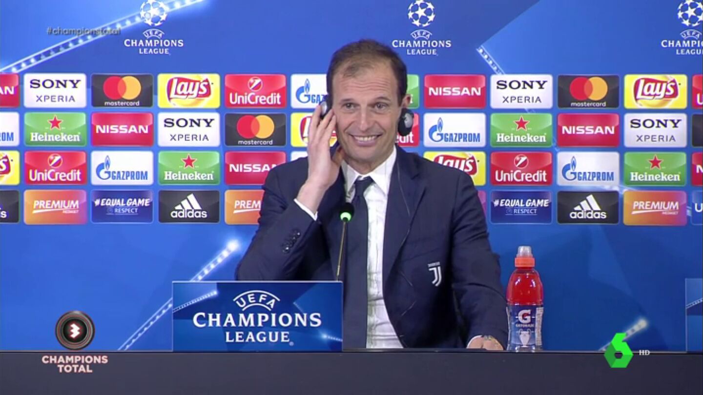 Allegri: "Desde hace un par de a&ntilde;os Cristiano es el mejor delantero centro del mundo"
