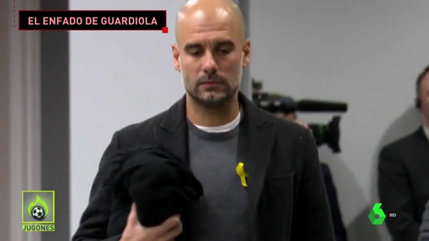 GUARDIOLA 'EXPLOTÓ' CONTRA LA SEGURIDAD GUARDIOLA 'EXPLOTÓ' CONTRA LA SEGURIDAD