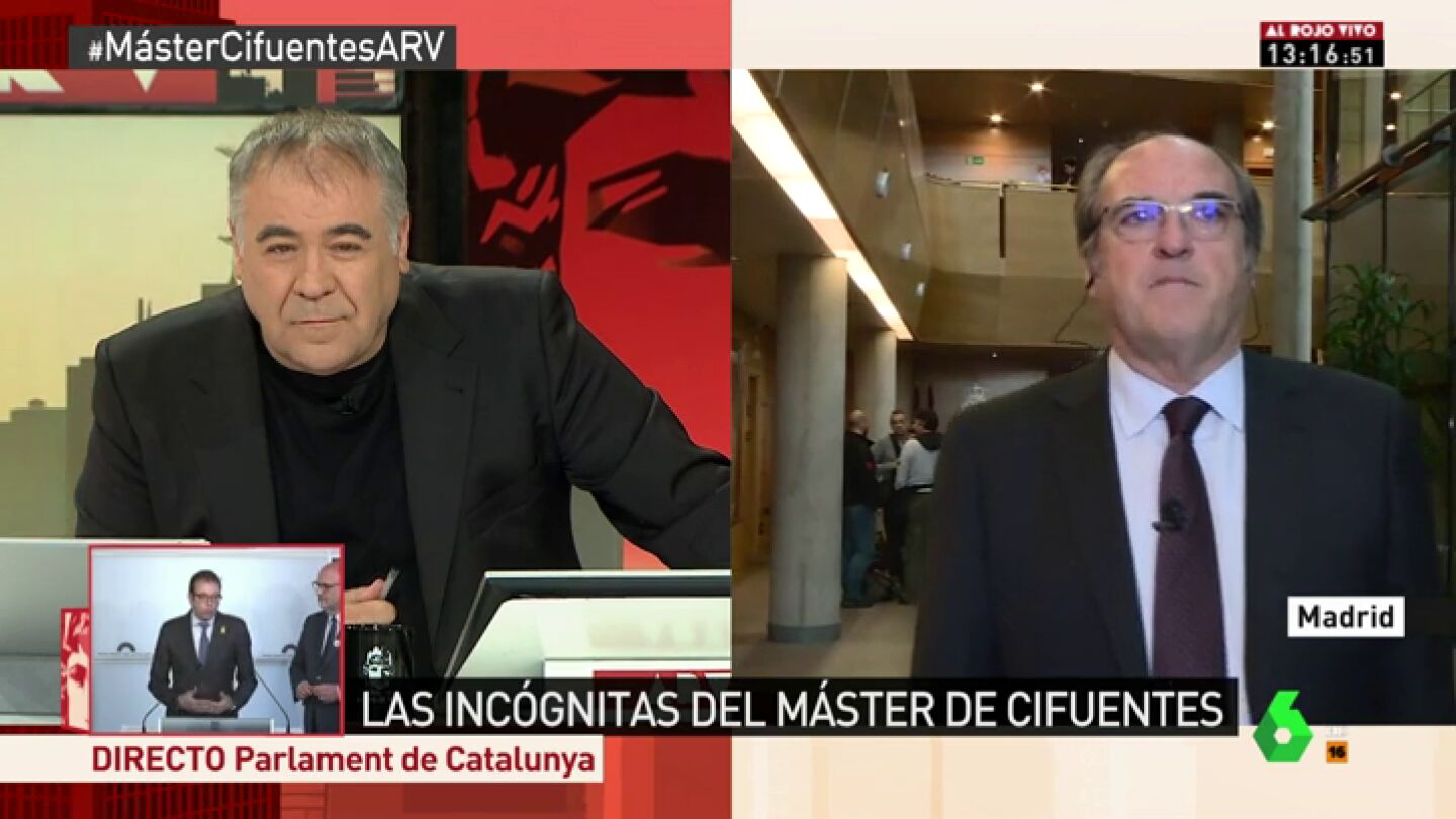 El portavoz del PSOE en la Asamblea de Madrid &Aacute;ngel Gabilondo