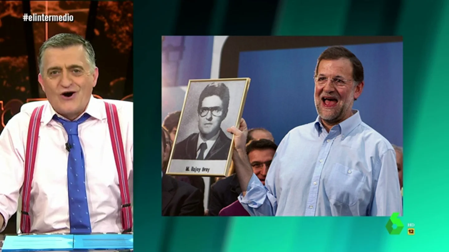 El Gran Wyoming y la orla de Mariano Rajoy El Gran Wyoming y la orla de Mariano Rajoy