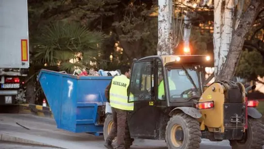 Vista de la planta de reciclaje de basuras de Alhendín donde se encontró el cadáver Vista de la planta de reciclaje de basuras de Alhendín donde se encontró el cadáver