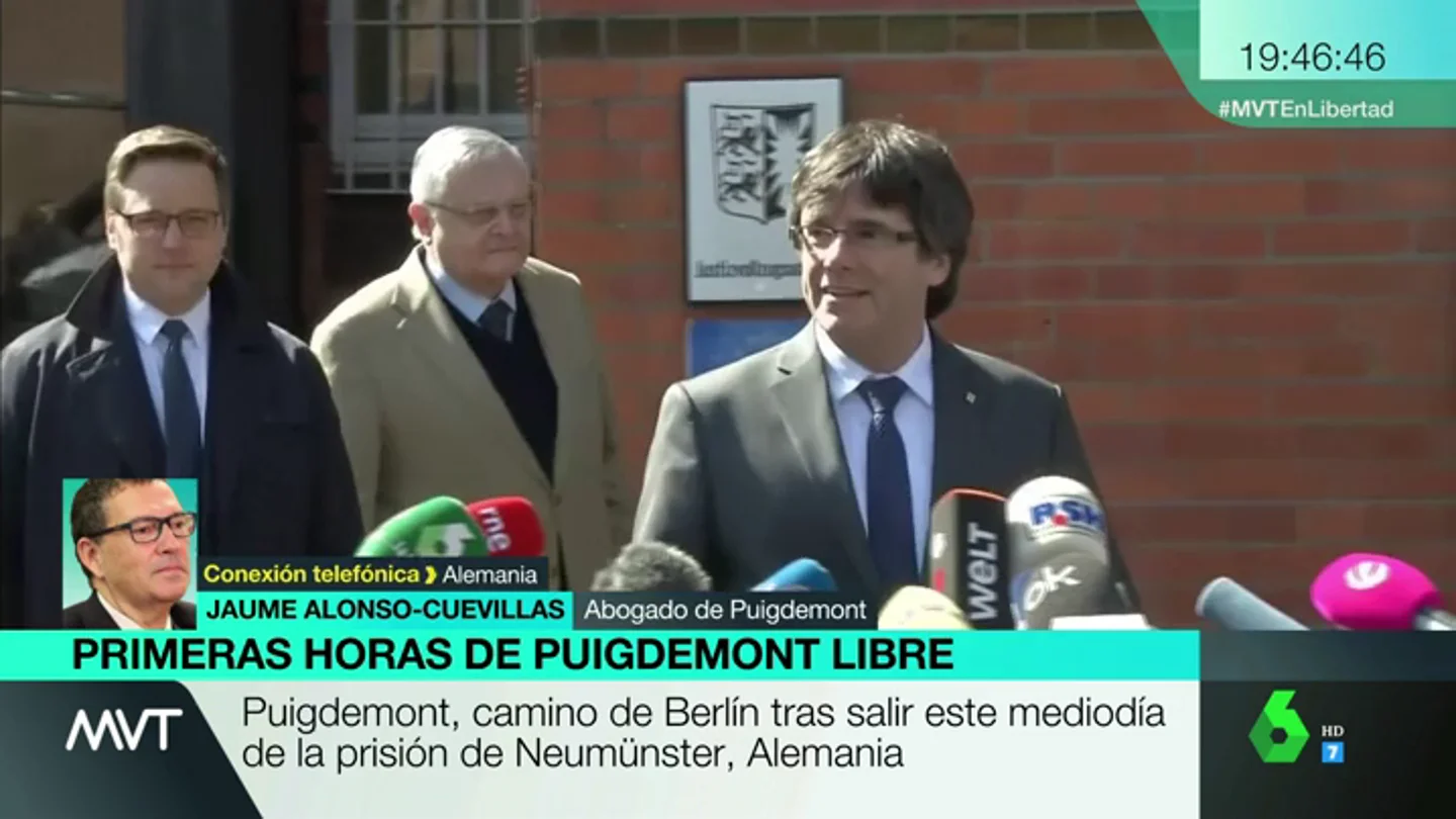 Jaume Alonso-Cuevillas, abogado de Puigdemont Jaume Alonso-Cuevillas, abogado de Puigdemont