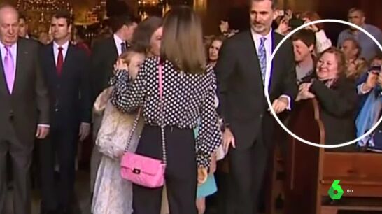 El vídeo que mejor muestra a la auténtica protagonista y detonante del  rifirrafe entre la reina Letizia y doña Sofía