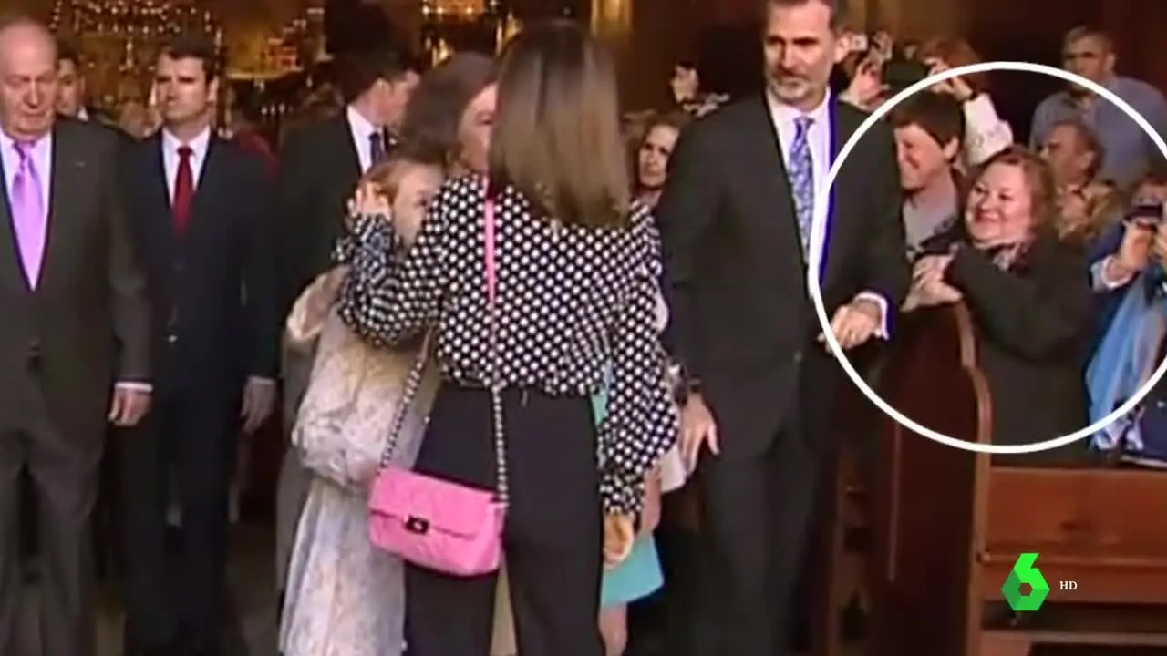 La imagen de la verdadera protagonista del rifirrafe entre la reina Letizia y doña Sofía