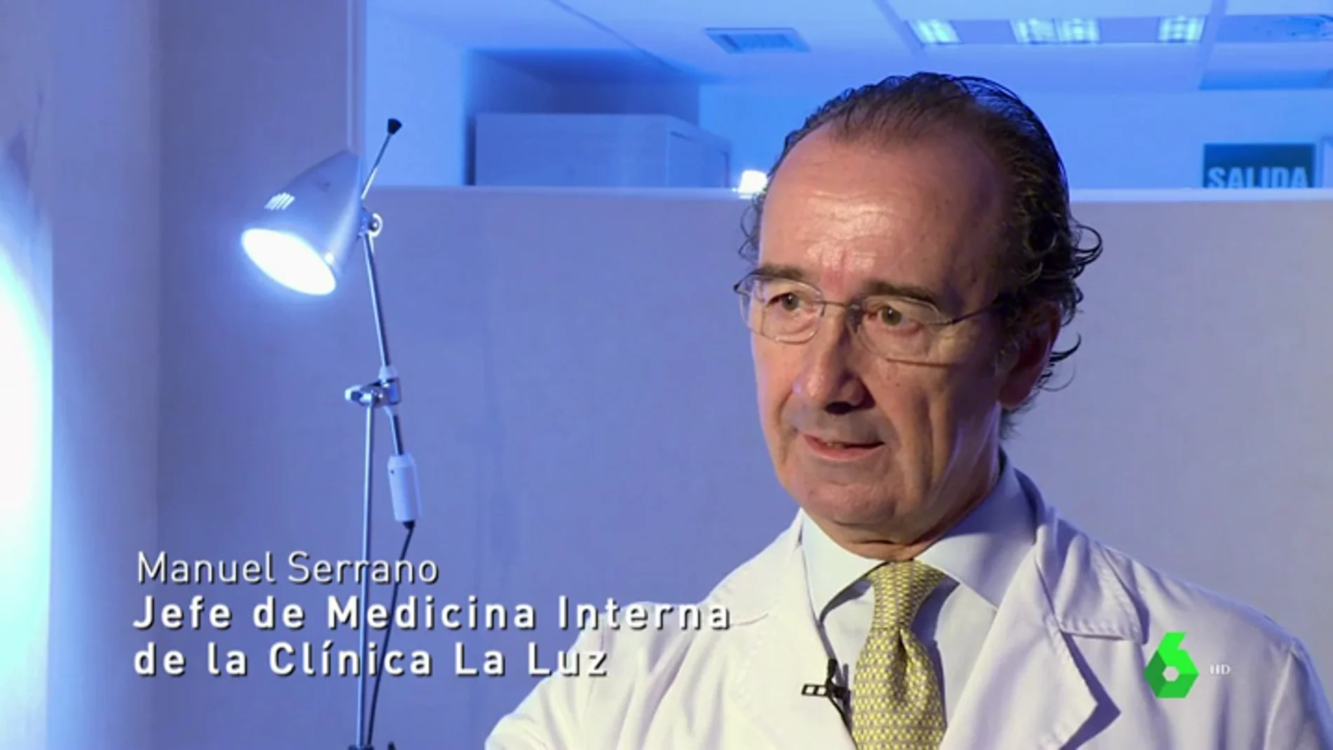 Manuel Serrano, jefe de Medicina Interna de la Clínica de La Luz