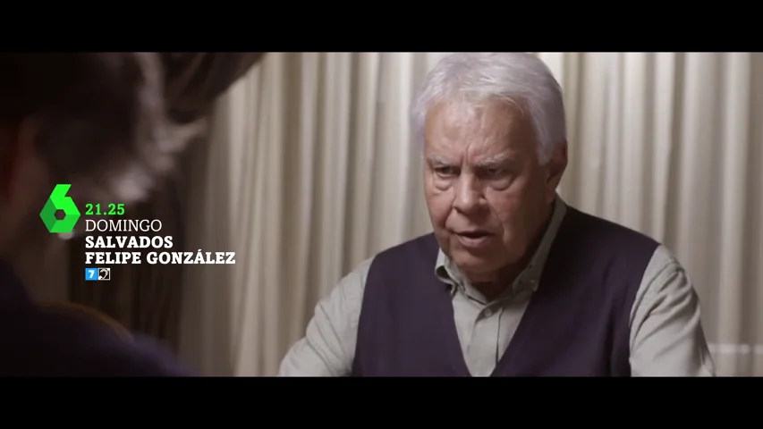 Jordi Évole vuelve a encontrarse con Felipe González cuatro años después de su 'predicción': "No sé si ha pensado usted en dedicarse a ser vidente" Jordi Évole vuelve a encontrarse con Felipe González cuatro años después de su 'predicción': "No sé si ha pensado usted en dedicarse a ser vidente"