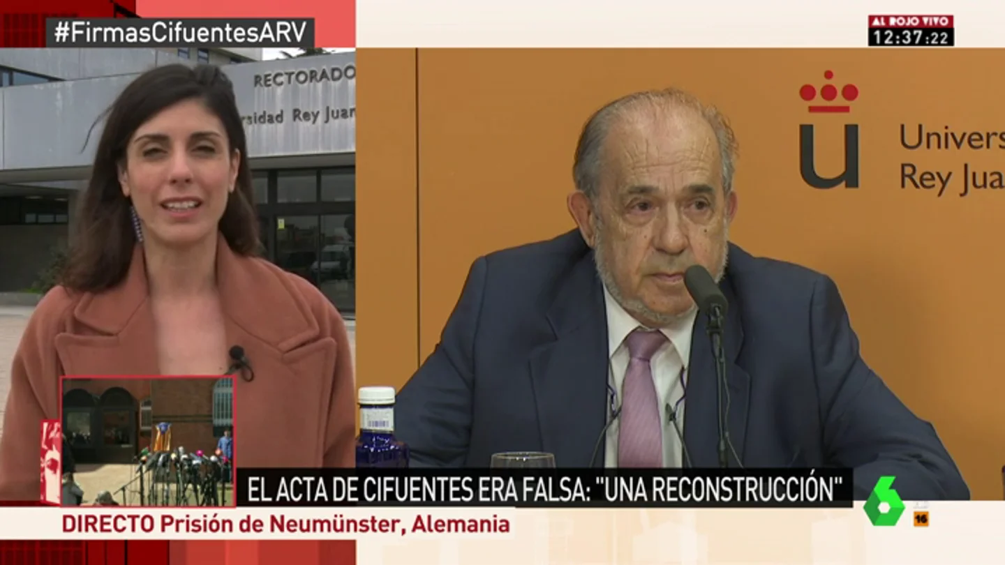Raquel Ejerique: "Todo el mundo sabía que el acto de defensa del máster de Cifuentes no se había producido" Raquel Ejerique: "Todo el mundo sabía que el acto de defensa del máster de Cifuentes no se había producido"