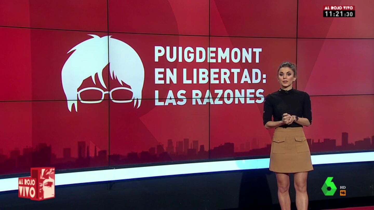 Sin delito de rebeli&oacute;n, sin violencia, sin riesgo de fuga... las razones de la puesta en libertad de Puigdemont