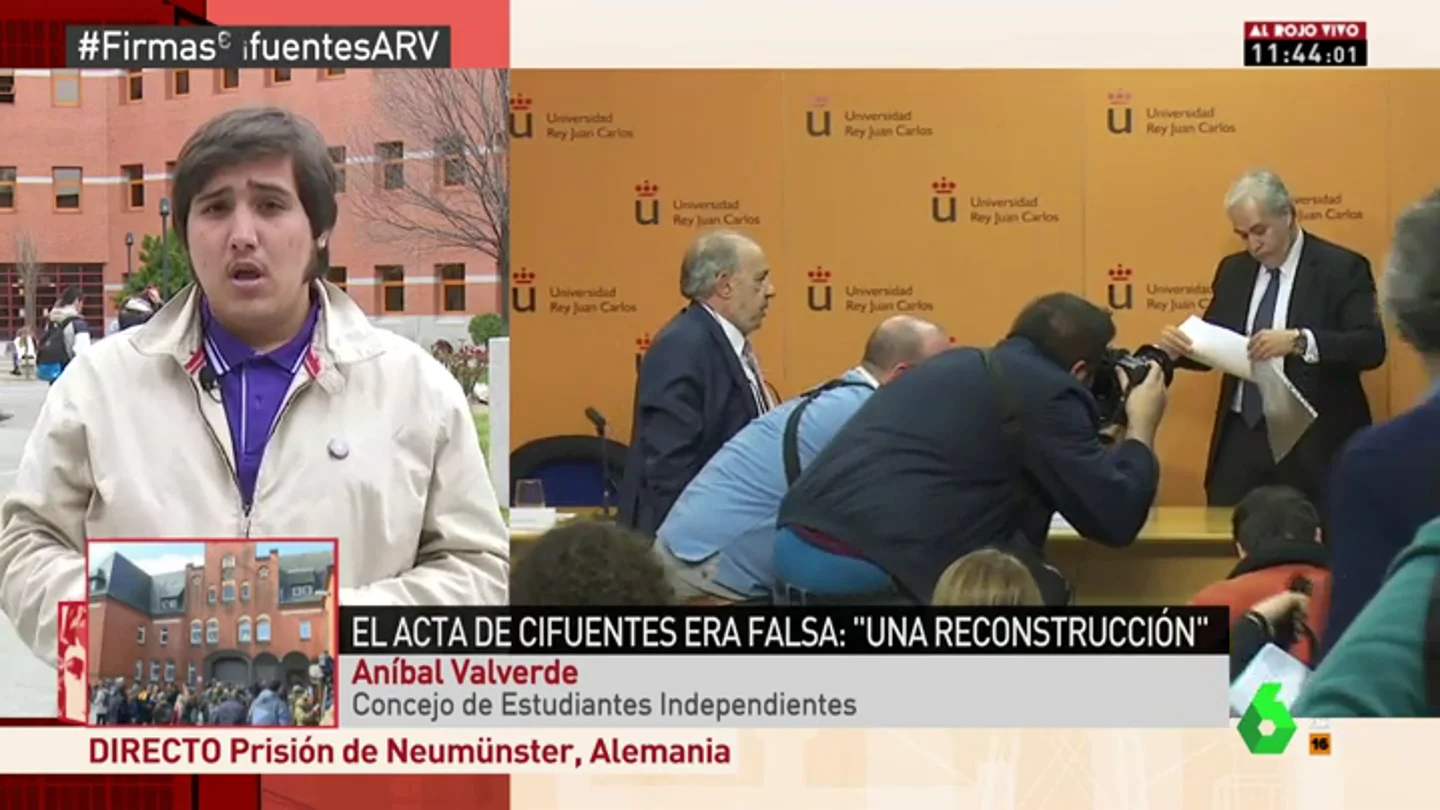 Aníbal Valverde: "La presión popular debe desalojar a Cifuentes y a toda la mafia de sus sillones de poder" Aníbal Valverde: "La presión popular debe desalojar a Cifuentes y a toda la mafia de sus sillones de poder"