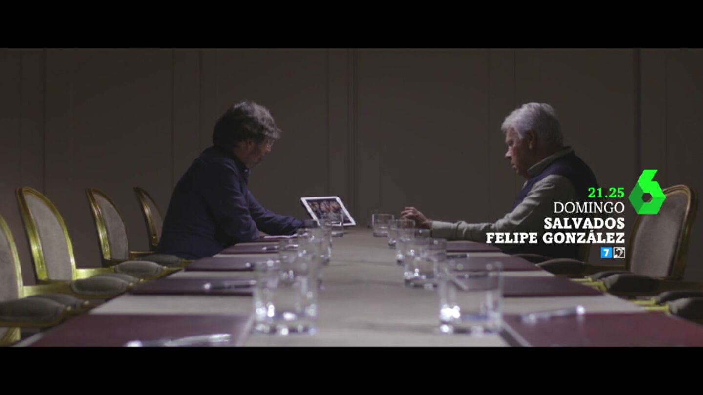 Felipe Gonz&aacute;lez el domingo en Salvados: "No lo comprendo. Me cuesta trabajo pensar que el ministro de Educaci&oacute;n es novio de la muerte"