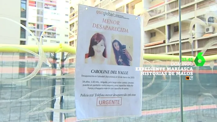 Expediente Marlasca analiza la investigación sobre la desaparición de Caroline del Valle, el domingo en laSexta