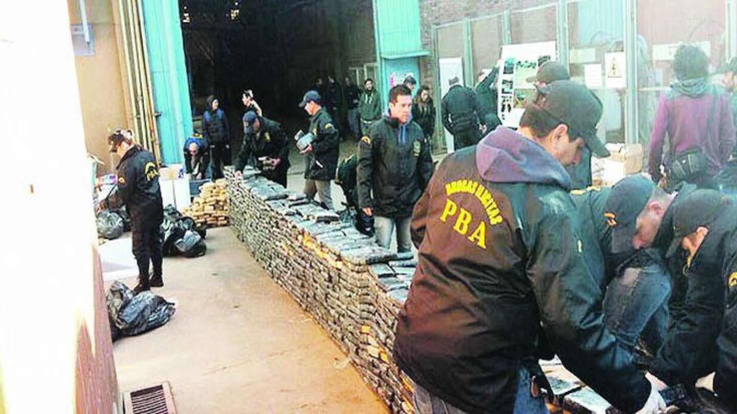 Imagen del dep&oacute;sito del que han desaparecido 540 kilos de marihuana