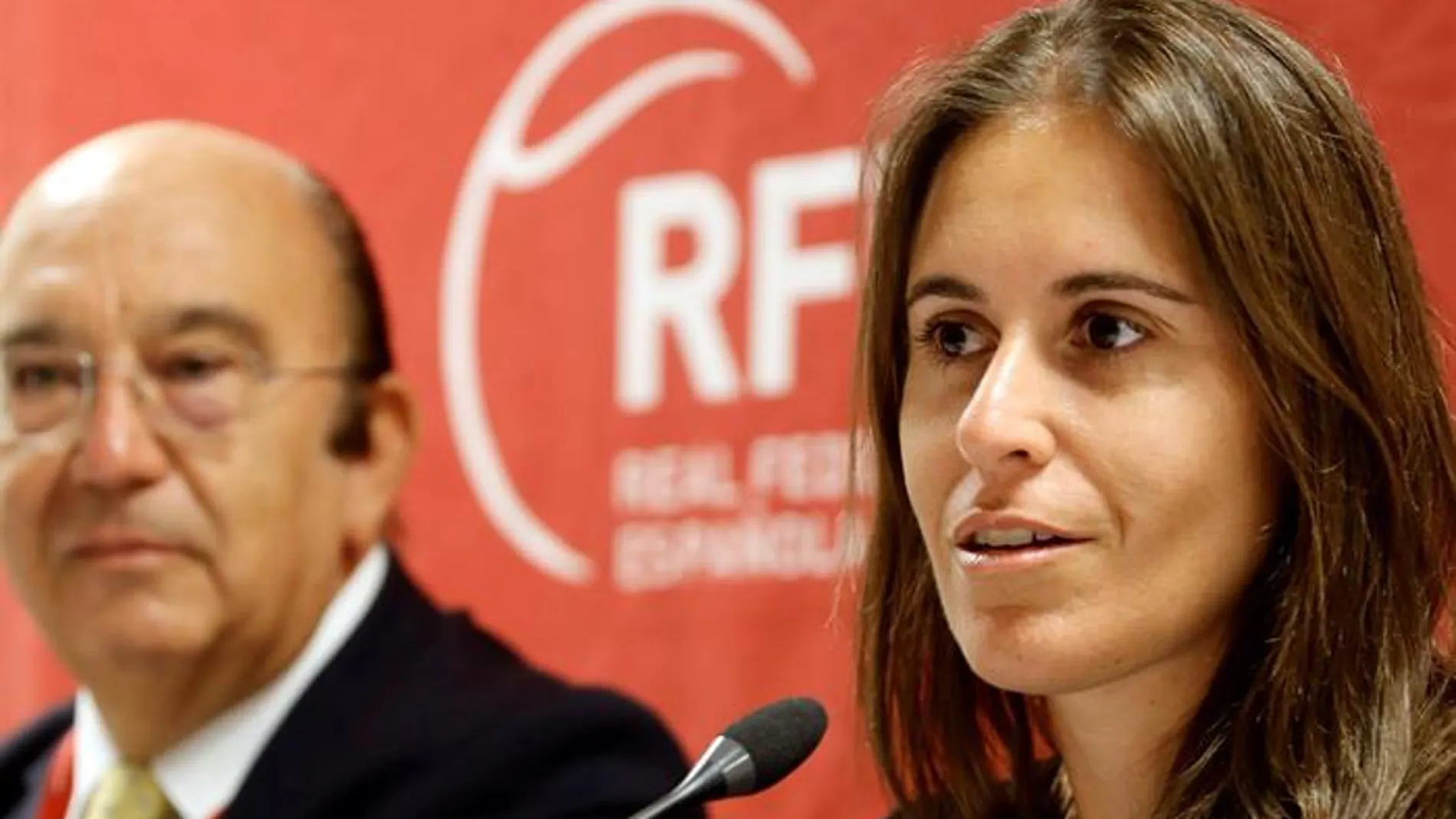 Anabel Medina, capitana del equipo español de Copa Federación