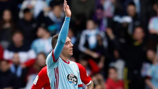 Iago Aspas celebra un gol ante el Sevilla Iago Aspas celebra un gol ante el Sevilla