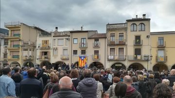 manifestación en Amer, Girona