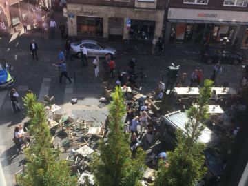 Zona de Münster en el que ha tenido lugar el atropello masivo Zona de Münster en el que ha tenido lugar el atropello masivo