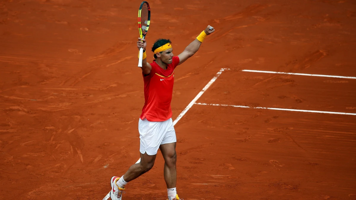 Nadal celebra una victoria