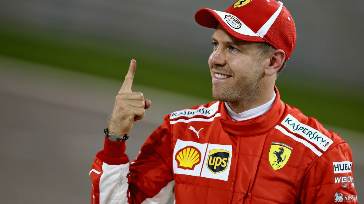 Vettel muestra su dedo