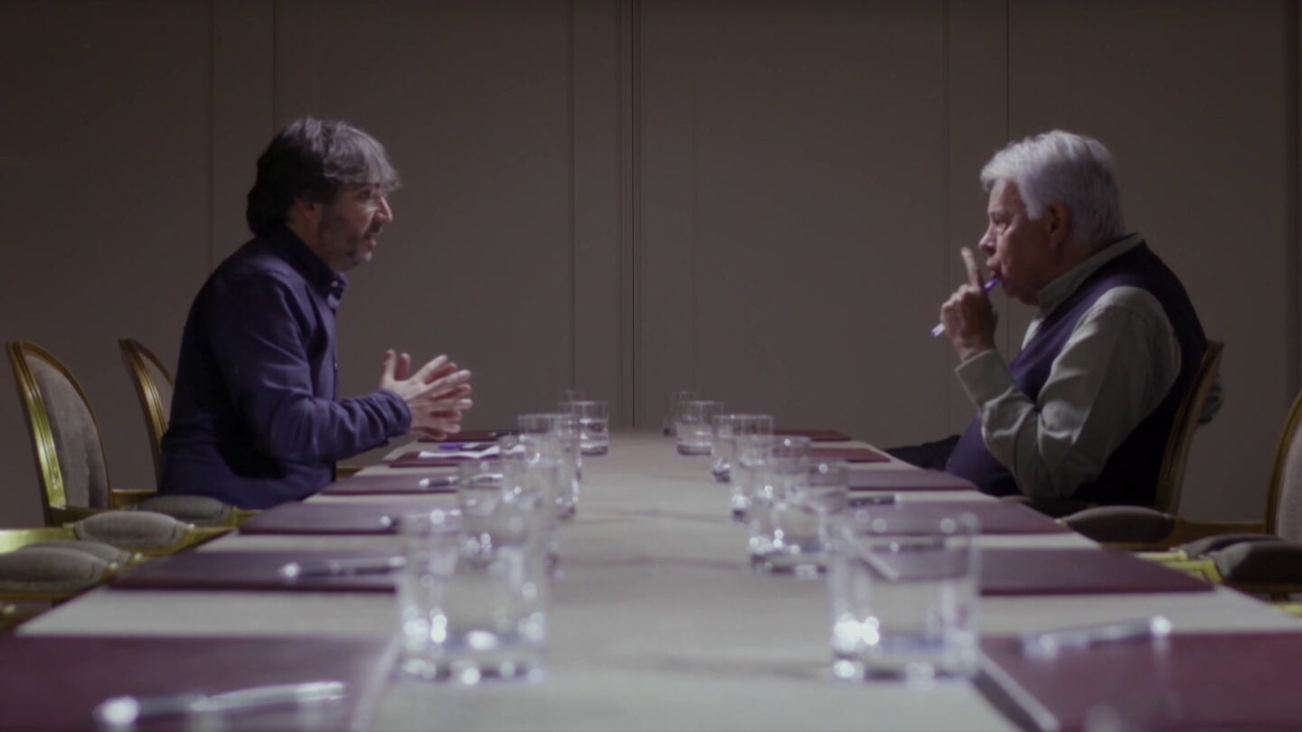 Jordi &Eacute;vole y Felipe Gonz&aacute;lez en Salvados