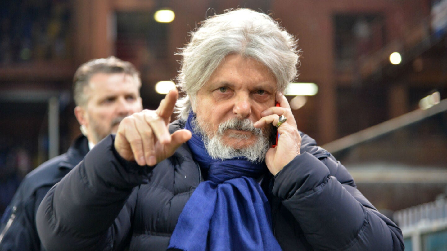 El presidente de la Sampdoria