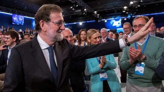 Mariano Rajoy en la clausura de la convención Mariano Rajoy en la clausura de la convención