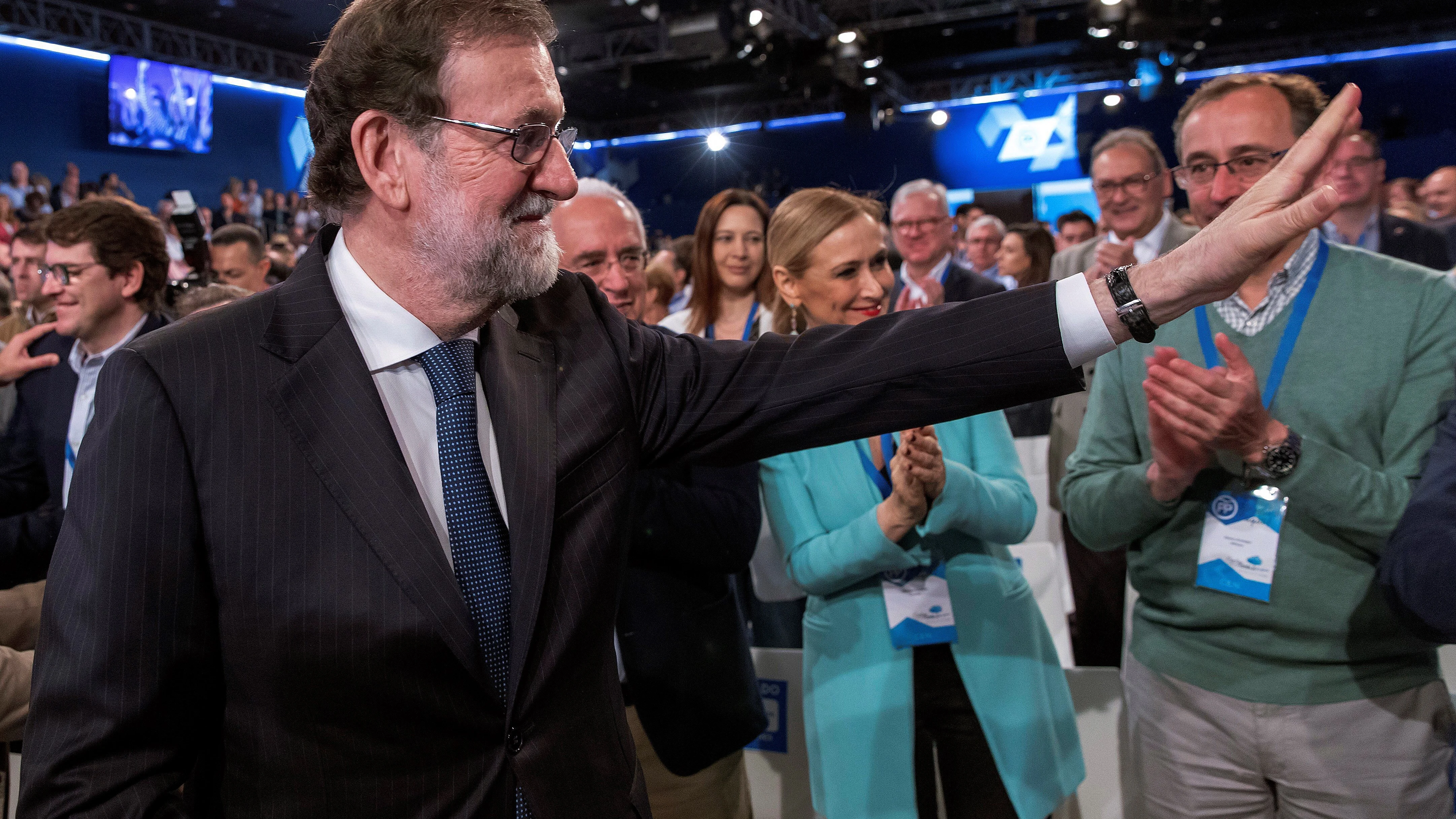 Mariano Rajoy en la clausura de la convención