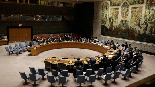 El Consejo de Seguridad de la ONU.  El Consejo de Seguridad de la ONU.