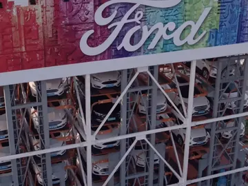 Máquina vending de Ford y Alibaba Máquina vending de Ford y Alibaba