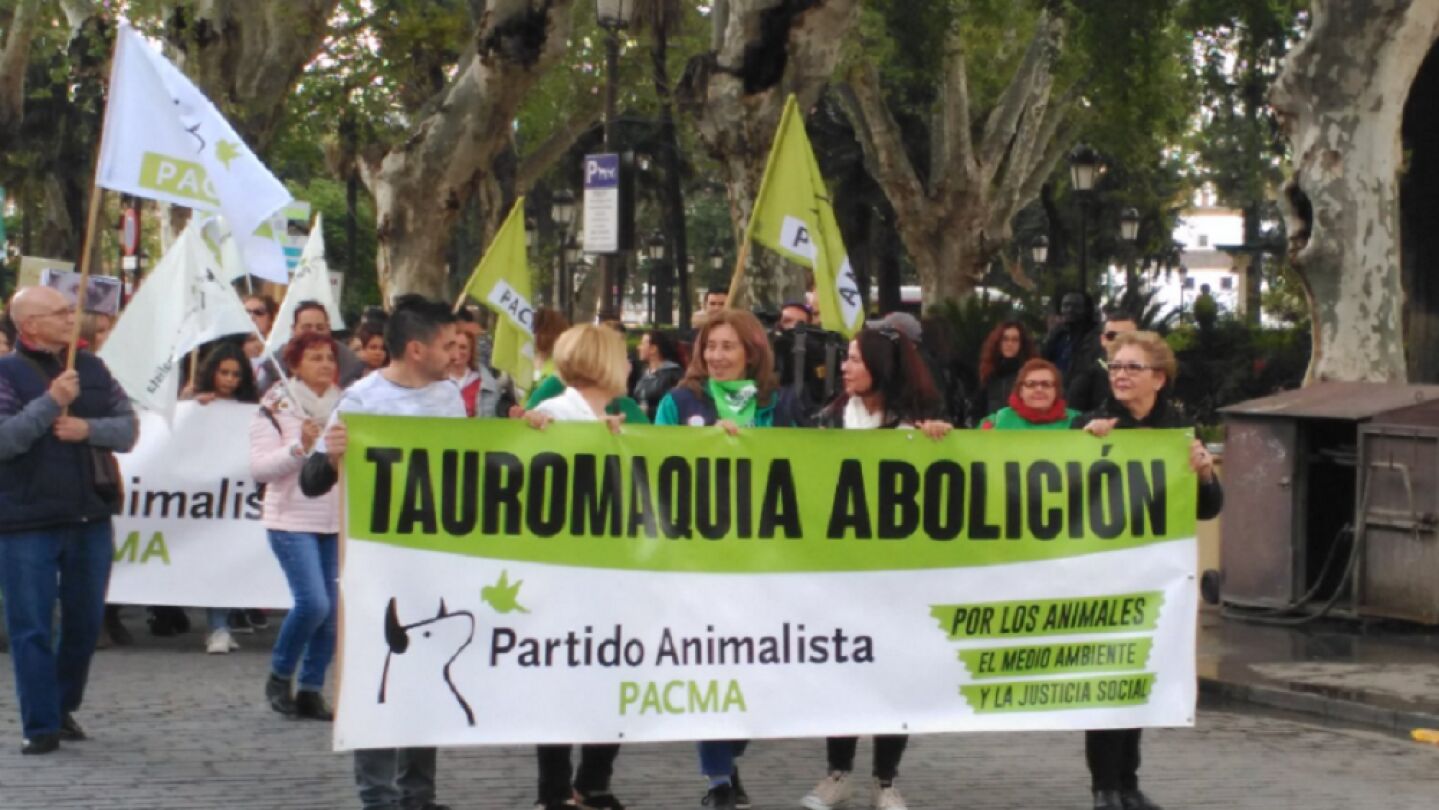 Manifestaci&oacute;n de PACMA
