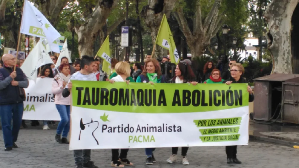 Manifestación de PACMA