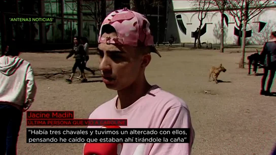 Habla la última persona que vio a Caroline del Valle la noche de su desaparición: "Me giré, vi que estaba chillando y no la vi más" Habla la última persona que vio a Caroline del Valle la noche de su desaparición: "Me giré, vi que estaba chillando y no la vi más"