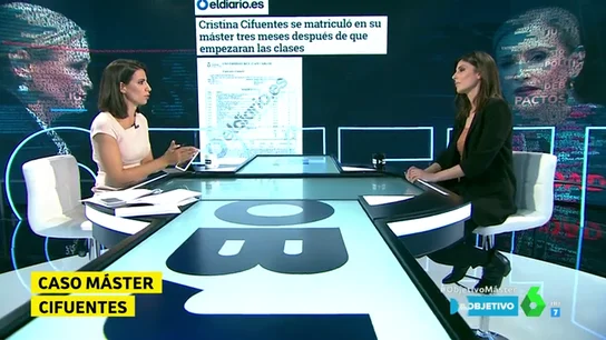 Raquel Ejerique: "Los documentos que prueban la inocencia de Cifuentes son otros, y aún no los ha presentado" Raquel Ejerique: "Los documentos que prueban la inocencia de Cifuentes son otros, y aún no los ha presentado"