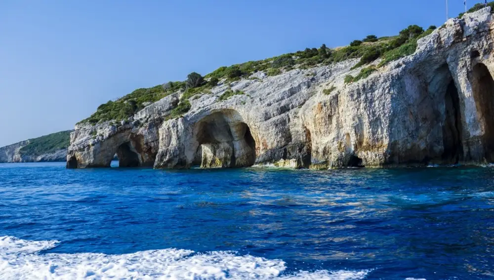 Cuevas Azules de Zakynthos. Grecia