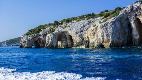 Cuevas Azules de Zakynthos. Grecia