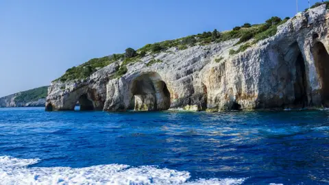 Cuevas Azules de Zakynthos. Grecia Cuevas Azules de Zakynthos. Grecia