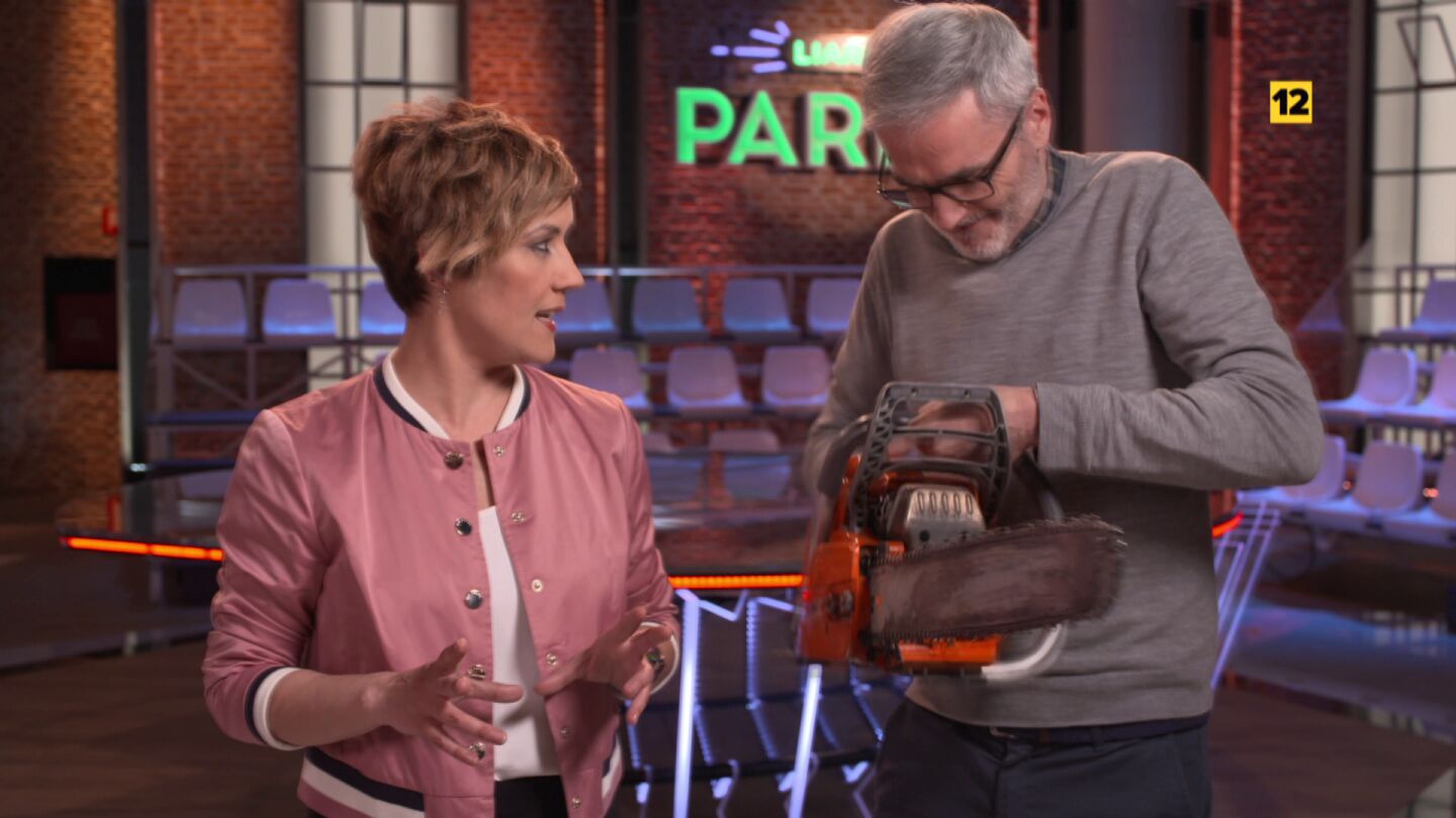 Cristina Pardo y Mikel L&oacute;pez Iturriaga, en Liarla Pardo