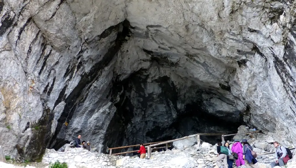 Cueva de Eisriesenwelt. Austria