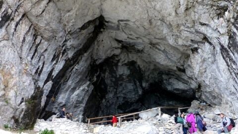 Cueva de Eisriesenwelt. Austria